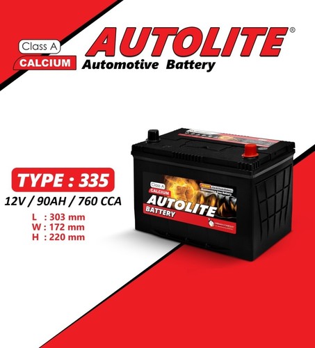 Autolite car battery type 335 - autolite,