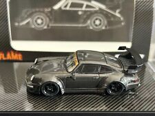 Flame 1/64 Porsche RWB 993 Carbon Fiber Style Wide-body Diecast Car Model