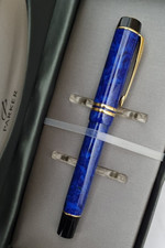 Parker Duofold Centennial Lapis Lazuli Blue 18K M Nib