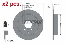 X2 PCS REAR BRAKE DISC ROTOS