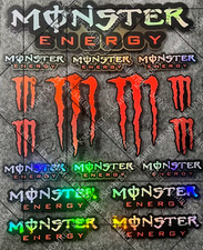MONSTER ENERGY Decal Sticker  UNIVERSAL FIT Car Drift Rally Garage Motorcycle