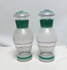 Art deco glass decanters x  2