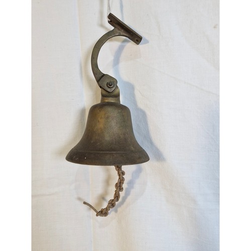 Vintage brass door - bar, bell