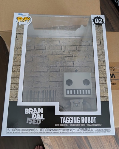 Funko pop brandalised banksy - pop!,