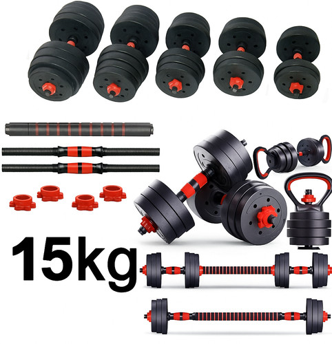 Adjustable dumbbell - 6-in-1,