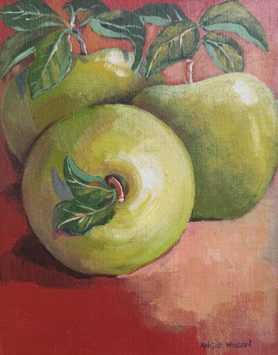 Still life with apples - still,