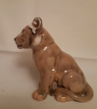 Dahl Jensen Copenhagen Porcelain Figurine Animals Lion