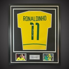 Ronaldinho Hand Signed Brazil
