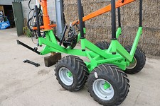 3T telescopic timber trailer