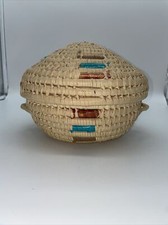 Large Hand Woven Coiled