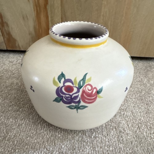 Poole pottery vase floral - poole,