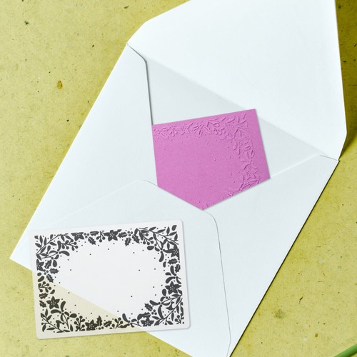 Flower plastic embossing - ,