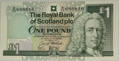 Royal bank scotland 1 - bank, £1