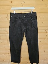 Nudie Steady Eddie Jeans Black W32 L29 Straight