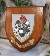 Wooden Wall Plaque - Crest &