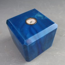 Vintage Polished Blue Agate