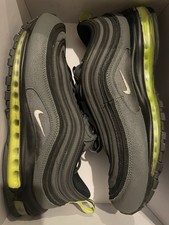 Nike Air Max 97 Men's Size 10 Grey and Neon Green Trainers Excellent Condition