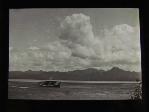 Glass magic lantern slide - magic, a