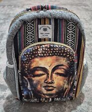 Pure Hemp THC Free Nepal Handmade Backpack Hippie Bag Festival Rucksack Himalaya