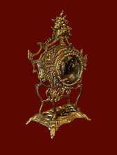 Rococo Louis Ornate Brass Clock Case - Gorgeous -