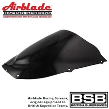 YAMAHA YZF 1000 R THUNDER ACE 2000 DARK SMOKED DOUBLE BUBBLE AIRBLADE SCREEN
