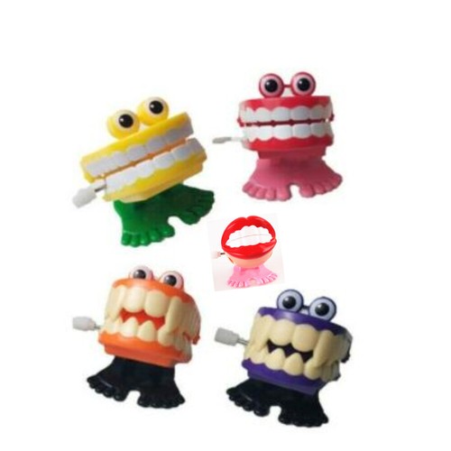 Funny mini clockwork teeth - funny,