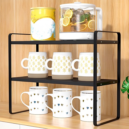Metal wooden spice - wooden, rack