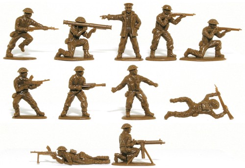 Matchbox wwii british infantry - matchbox,