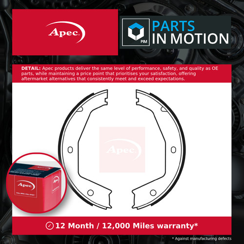 Brake shoes set - fits, jaguar