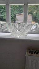 Large Art Deco Brockwitz  Centrepiece 1930s German Glass Vintage