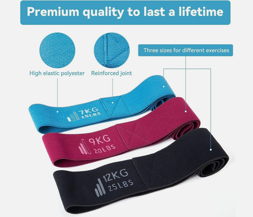 Fitness bands 3pcs sports - fitness,