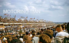 JAGUAR D TYPE FERRARI 250 TR ASTON MARTIN DBR1 300 LE MANS 1958 SLIDE PHOTOGRAPH