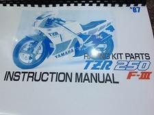 YAMAHA TZR 250 2MA factory racing kit manual - hop up kit nos