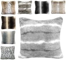 Faux fur sofa - sofa, cushion