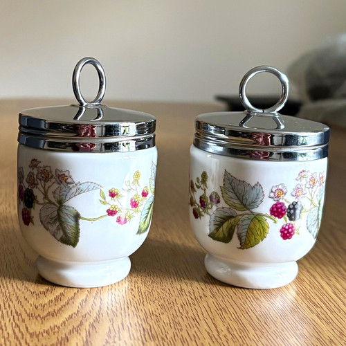Vintage porcelain egg coddlers - vintage,