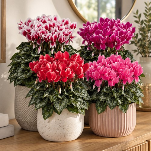 Cyclamen fantasia mixed - cyclamen,