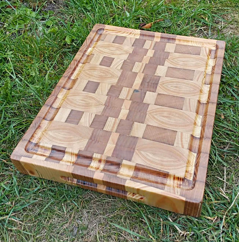 Handmade end grain wooden - handmade, end-grain