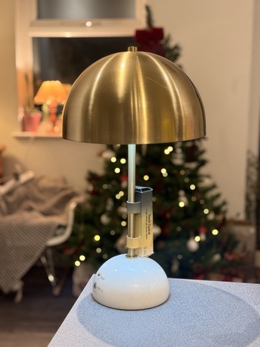 Aged brass marble dome - aged,