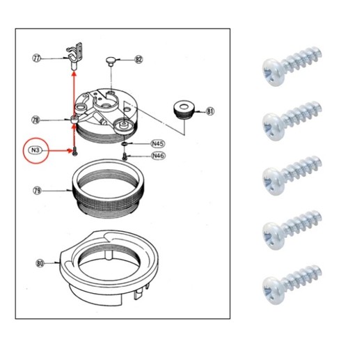 Technics tonearm rest clip - tonearm,