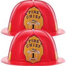  2 Pcs Adult Fireman Hat