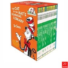 Dr Seuss Cat in the Hats Learning Library 20 Books Collection Box Set