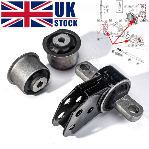 3pcs front axle mounting kit - axle,