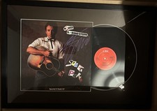 Bruce Springsteen Signed 12in Vinyl In Display Frame See Description