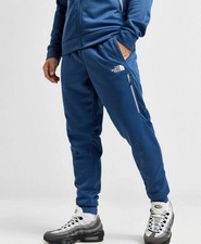 The North Face Tek Track Pants Blue/White-ALL SIZES Joggers-100% Genuine-RRP £75
