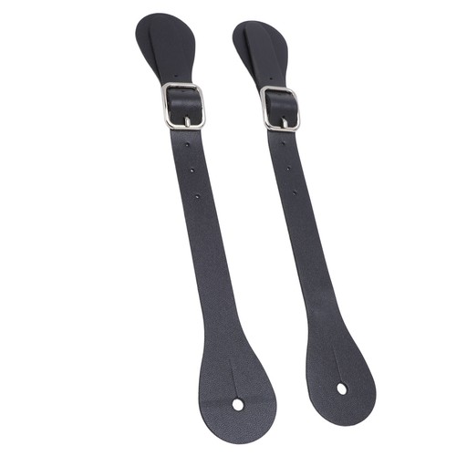Black leather cowboy - cowboy, spurs