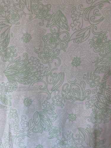 Mint green floral sheet double - mint,