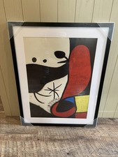Large joan Miro Framed Print