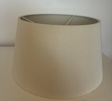 John Lewis Crème Ribbed Lamp