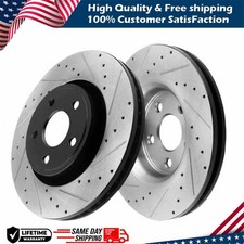 Front Brake Rotors Pair for