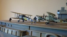 1/144 scale F-Toys Fairey Swordfish Air Wing